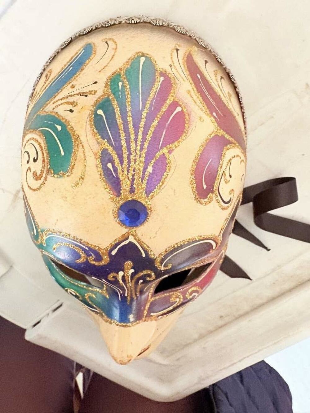 Rare 1980's Stonelite Venetian Mermaid Wall Mask BESSI 85 Made In Italy